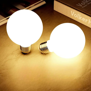 Opal trắng G80/G95/G125 Milky Glass LED bulbs E27 Globe <span class=keywords><strong>Bulb</strong></span> B22/<span class=keywords><strong>E14</strong></span> cơ sở cho đèn chùm trang trí yêu cầu AC cung cấp điện - Product Image 4