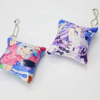 Mini personnage Anime Mini Dakimakura porte-clés suspendu impression 4*12CM pendentif dessin animé personnalisé petit Anime Mini Dakimakura oreiller