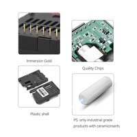 GIANTECH 1X9 Transceptor Módulo óptico 2M Puerto SC 5V Grado comercial RS232/RS422/RS485 Puerto serie a comunicación de fibra