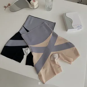 Butt Lifter Shapewear Flat Belly Panties Trainer Seamless <b>Shorts</b> <b>Women</b> Cross Body Shaping Sports <b>Boxers</b> Slimming Safety Pants - Product Image 2