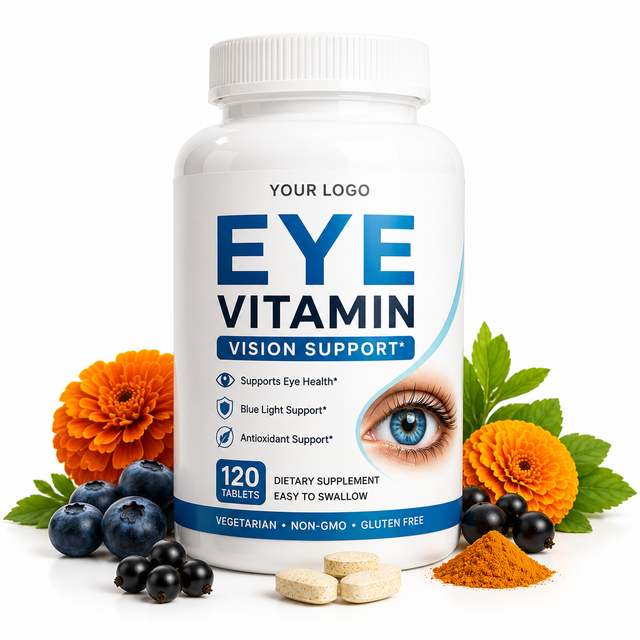 OEM/ODM Wholesale Private Label Premium Quality Eye Vitamin Tablets Organic Natural Dietary Supplement Eye Healtht Management