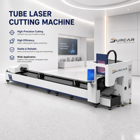 Mesin Pemotong Pipa Laser Serat Tertutup 6012 6016 6022 6030 6036 6042 Pemotong Pipa CNC untuk Pipa Bulat, Persegi, dan Persegi Panjang