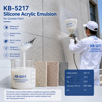 KB-5217 Pintura para Granito, Materia Prima de Silicona, Resina Acrílica, Revestimiento a Base de Agua con Aspecto de Mármol, Buena Estabilidad de Suspensión