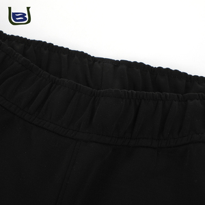 Pantaloni lunghi Cargo neri traspiranti di alta qualità Casual stile Outdoor elastico <span class=keywords><strong>con</strong></span> coulisse in vita grandi tasche tinta tinta unita - Product Image 3