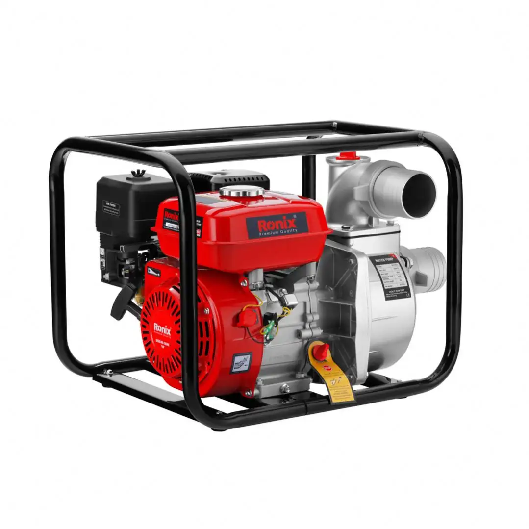 Ronix RH-4052 Oem Groothandel 3 Inch Hogedruk Elektrische Benzine Benzinemotor Waterpomp Voor Landbouw