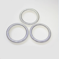Contact à ressort électrique haute tension conducteur en cuivre béryllium, type doigt, à ressort hélicoïdal, axial et radial