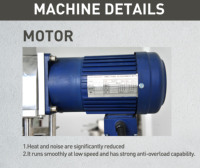 Machine automatique de fabrication de Mocil YC-170, 20-120 pièces/min, 10-180g, acier inoxydable 304, écran tactile PLC
