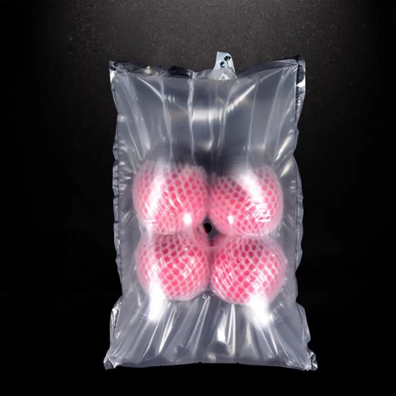 Bolsa de plástico transparente para protección de frutas, bolsas protectoras de burbujas para columna de aire