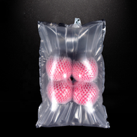 Emballage de protection des fruits en PE gonflable transparent, sacs de film de protection à bulles avec colonne d'air et conception flexible