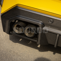 Diffuseur de pare-chocs arrière en fibre de carbone préimprégnée SOOQOO V1 pour BMW M5 G90 G99 2024+