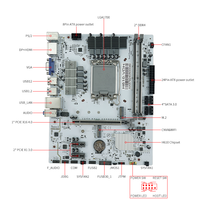 H610 VDH Intel Core 12/13/14e I9/I7/I5/I3/Pentium LGA1700 carte mère de bureau double canal DDR4 ATX carte mère d'ordinateur