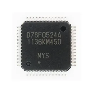 Componente eletrônico original, componente eletrônico UPD78F0524AGB-GAG-AX mah lqfp52 ic mcu 8bit 48mb flash 52 lqdp 78k0 cisc 48mb flash 5v