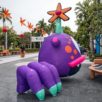 Mascotte gonflable publicitaire professionnelle de conception 3D personnalisée, mascotte d'animal de dessin animé amusante pour les événements en plein air