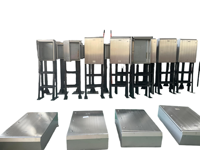 Boîtier de distribution extérieur en acier inoxydable CFD, étanche IP66, 380V 150A, armoire de commande SS304, boîtier de commande pour machine de découpe