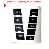 Autocollants de remplacement pour boutons usés de volant, vitres, phares, interrupteur de climatisation pour VW Volkswagen Touareg 04-09