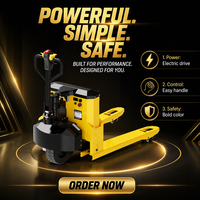 Chariot à palettes semi-électrique tout-terrain de 2 tonnes/3 tonnes |   Transport Facile sur la Boue et les Pentes