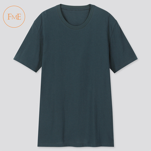 Venta al por mayor de camisetas de algodón unisex promocionales logotipo personalizado de impresión de talla grande transpirable color liso cuello en blanco hombres baratos - Product Image 4