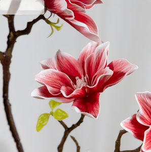Tige de fleur de magnolia artificielle faite à la main pour décoration intérieure, mariages, événements, festivals, cérémonies et séances photo - Product Image 1