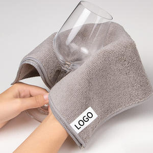 Panno in Microfibra Ispessito e Assorbente con Logo Personalizzato, Asciugamano Abrasivo <span class=keywords><strong>per</strong></span> Lavaggio <span class=keywords><strong>Piatti</strong></span>, Pulizia Tavoli e Spazzole in Cucina - Product Image 3