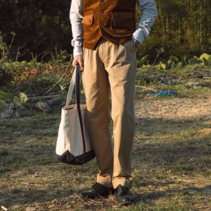 Pantalones Culottes Retro de Estilo Británico para <span class=keywords><strong>Hombre</strong></span>, Casuales, 100% Algodón, Anti-Pilling, Cierre Frontal con Cremallera, Corte Recto, Cintura Media, Estilo Vintage - Product Image 3