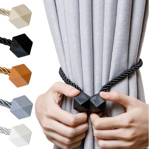 Embrasses de <span class=keywords><strong>rideau</strong></span> magnétiques Corde de retenue de <span class=keywords><strong>rideau</strong></span> décorative Attaches pratiques Clips de support de <span class=keywords><strong>rideau</strong></span> à aimant fort - Product Image 3