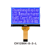 Écran LCD COG ChuanHangDisplay CH12864-8-3-L de 2,8 pouces, 66,0x37,65 mm, puce IC ST7567, affichage LCD 128x64 parallèle/série