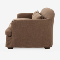 Canapé de salon de style minimaliste moderne - Canapé droit pour plusieurs personnes dans le centre commercial