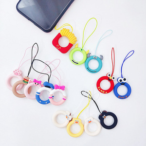 Cute Cartoon Mobile <strong>Phone</strong> Silicone <strong>Phone</strong> <strong>Lanyard</strong> <strong>for</strong> Mobile <strong>Phone</strong> - Product Image 1