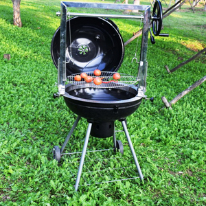 18-inch thép có thể điều chỉnh & thép không gỉ BBQ nhổ cho ngoài trời Vườn Ấm đun nước grills lửa Pit trang trại Ấm đun nước than - Product Image 3