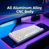 Teclado Magnético con Cable OEM ODM MG75MAX de 81 Teclas, Frecuencia de Escaneo de Tecla Única de 256KHZ, Revestimiento Nano PCB, Resistente al Agua, Efecto Hall 8KHZAR