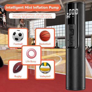 High Efficiency Durable Electric Mini Portable Battery-Powered <b>Ball</b> Sports Inflating <b>Yoga</b> <b>Ball</b> Football Pumps Auto-Shutoff - Product Image 4