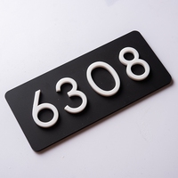 Offre Spéciale Personnalisé Acrylique Coupe Hôtel Porte Maison Signes Plaque D'immatriculation Pour magasin Hôtel Société