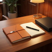 Ensemble de carnets haut de gamme personnalisés pour entreprise, format A5 avec stylo, fermoir métallique, ensemble de carnets pour offrir en cadeau, fabrication originale