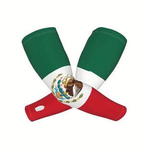 Mangas de compresión UV personalizadas de fábrica con estampado completo de bandera nacional para ciclismo, running y deportes, unisex, para todas las estaciones - Product Image 4