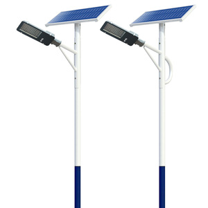 Customized Solar Led Streetlight 6m <b>Pole</b> With Poly Si Cell For Outdoor Rural Use - Product Image 2