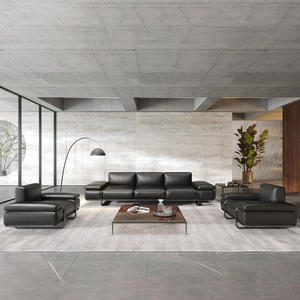 Hete Verkoop Moderne Lederen Kantoormeubilair Lederen Ontvangstbank Luxe Bankstel Kantoor Ontvangstbank - Product Image 3