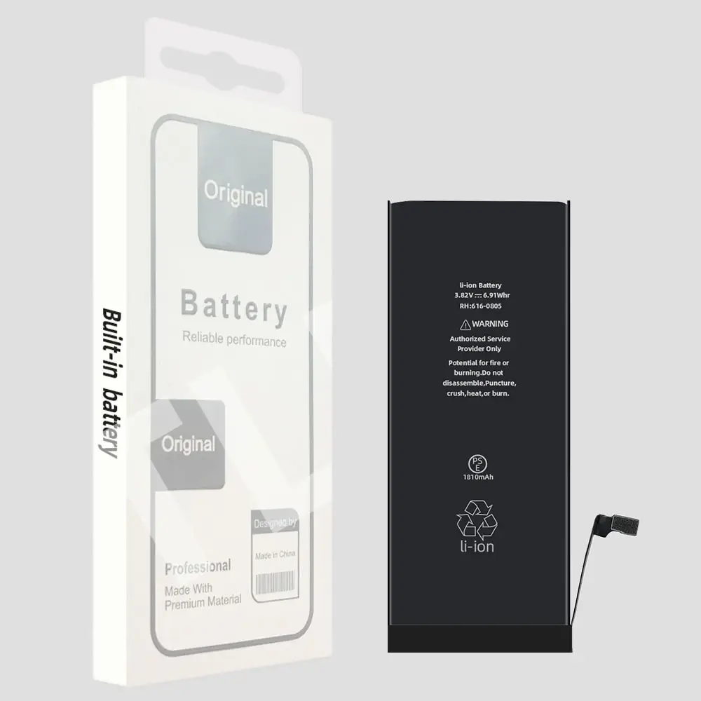 100% original brand new battery for iphone 5 5S 6 6s 6splus 7 7plus 8 8pplus x xr xs mas 11 12 13 14 battery