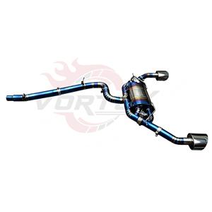 ท่อไอเสียแบบ Catback ยี่ห้อ Vortex Pie Cut สีฟ้าไทเทเนียม ระบบวาล์วทรอนิก สำหรับรถยนต์ Audi S3 8V 8Y รุ่น Sedan และ Sportback เครื่องยนต์ 2.0T ระบบแต่งรถแข่งแบบสปอร์ต - Product Image 4