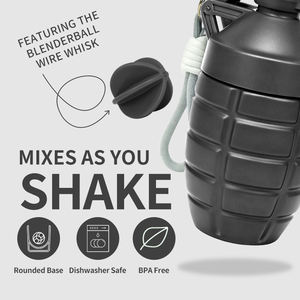 Botella Mezcladora de Plástico de Alta Resistencia a Impactos para Entrenamientos Intensos y Competiciones Deportivas - Product Image 2
