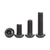 Vis à tête fraisée Torx en oxyde noir, zinc bleu ou blanc, grade 8.8 10.9, boulons à tête ronde hexalobulaire M1.4-M12 ISO7380