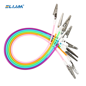 Attaches pour bavoirs dentaires ELIJAH certifiées CE Classe I avec cordon en silicone et pinces métalliques – Porte-foulards et serviettes colorés pour cliniques - Product Image 2