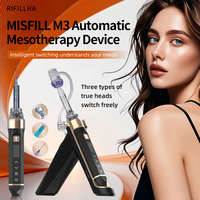 Appareil de beauté portable pour l'infusion de sérum visage, cou et yeux, utilisation à domicile, soin de la peau, rechargeable par USB, automatique, professionnel