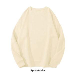 Sudadera Holgada de Algodón Grueso, Estilo Urbano, Fabricante de Ropa, Suave, Lisa, para Correr, Talla Grande - Product Image 2