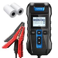 TOPDON Tool BT300P 12V Blei-Säure-Batterietester für Nassbatterien/AGM/GEL/EFB, zertifiziert nach 10 Batteriestandards mit Spannungsanzeige