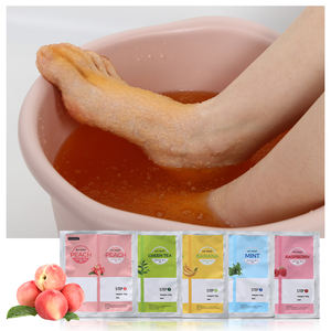 Vente en gros de gelée de cristal lavande Pédicure Sel de trempage pour les pieds Spa adoucir Sel de bain pour pieds - Product Image 1