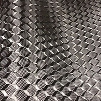 Tissu en fibre de carbone 3K jacquard 3D sergé uni, très demandé, pour voitures, chaussures, sacs et accessoires industriels
