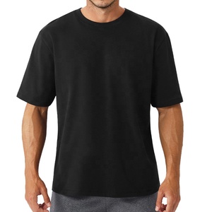 T-Shirt Nera Personalizzata per Uomo, Manica Corta Estiva in Cotone e Poliestere, Casual di Alta Qualità, Vendita all'Ingrosso - Product Image 3