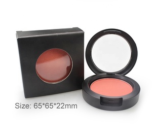 Private Label Matte <strong>Shimmer</strong> Waterproof No Logo Face Contour Rouge Orange Pink Powder Blush Palette Natural Rose Baked Fair 9 - Product Image 2