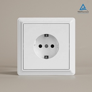 Toma de corriente montada en la pared estándar de Alemania, <span class=keywords><strong>interruptor</strong></span> de toma de corriente eléctrica, Panel de PC, <span class=keywords><strong>enchufe</strong></span> de 16A 250V <span class=keywords><strong>para</strong></span> el hogar moderno - Product Image 1