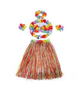 Gonna da festa <span class=keywords><strong>hawaiana</strong></span> hula costume spiaggia festa in erba fantasia gonna da festa in <span class=keywords><strong>hawaiana</strong></span> fiore - Product Image 4